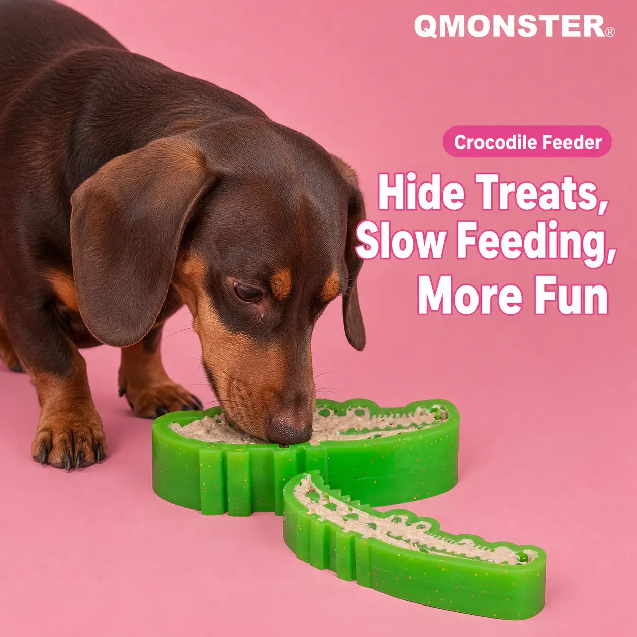 Crocodile Lick & Hide Dog Toy Set