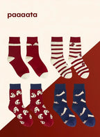 Dachshund Print Crew Socks