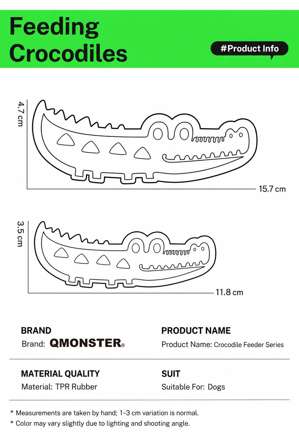 Crocodile Lick & Hide Dog Toy Set