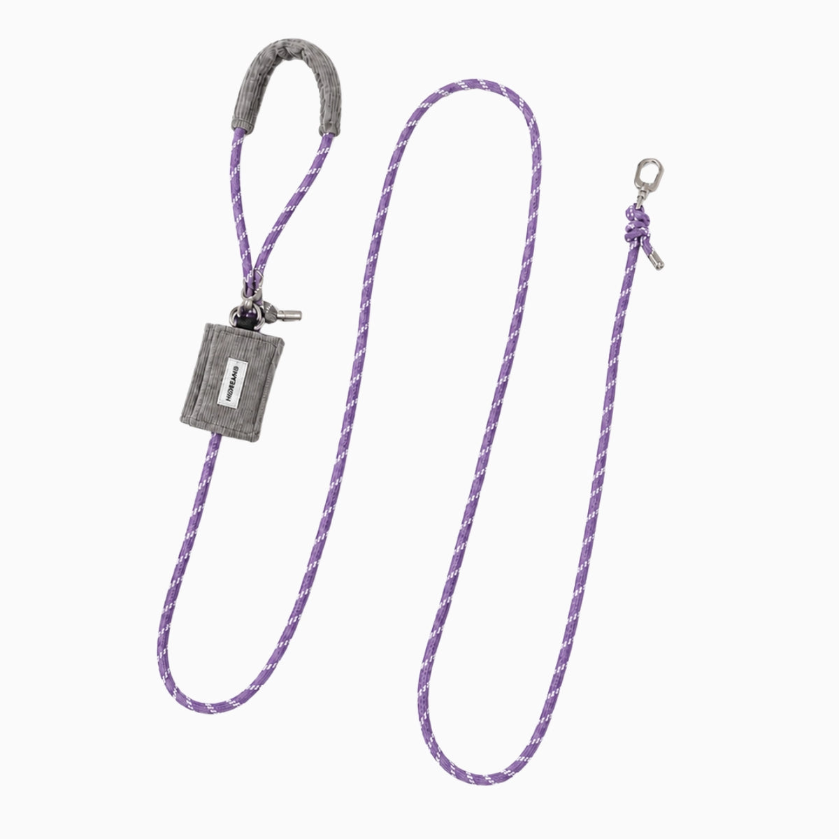 Hidream soft corduroy hands-free dog leash for waist or cross-body walks