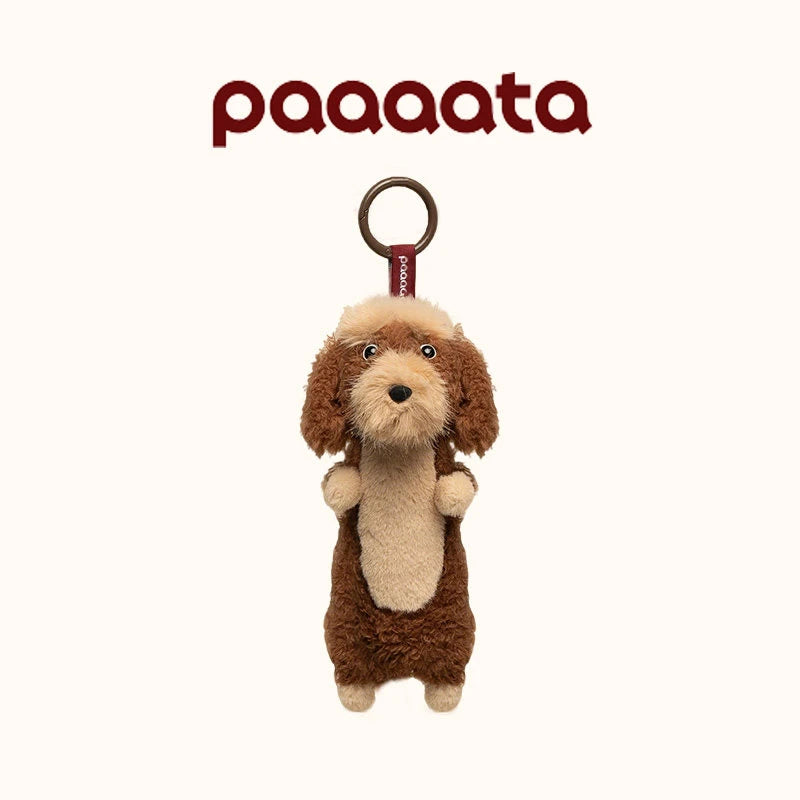 Dachshund Plush Keychain Charm