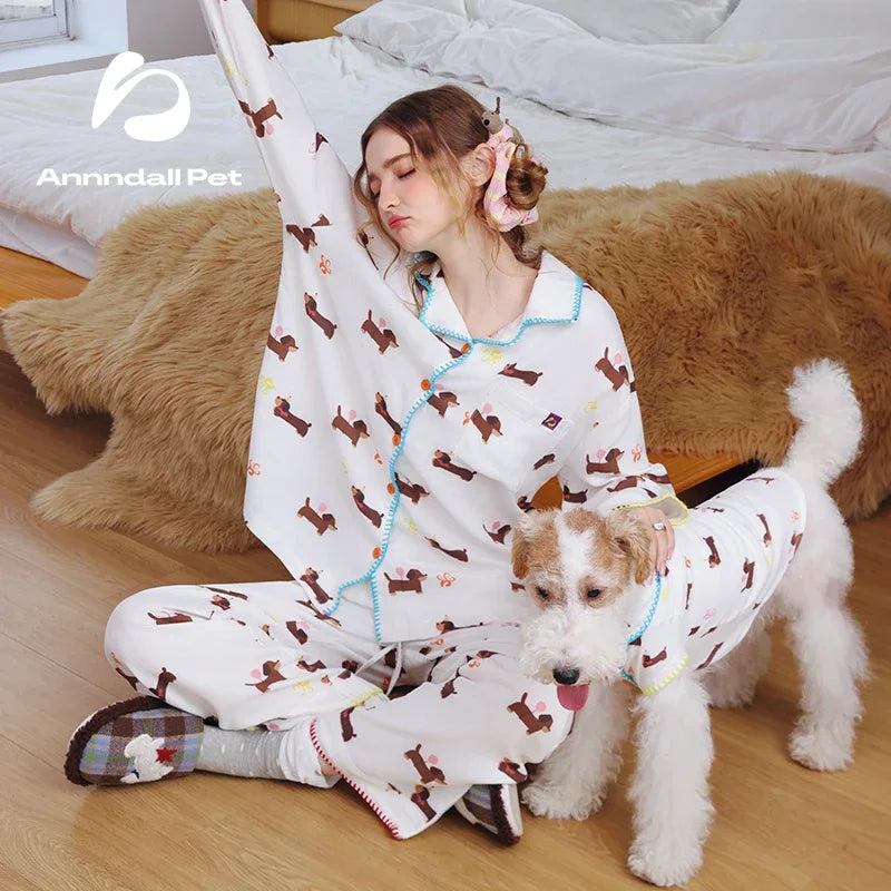 Dachshund Print Pet Pajamas