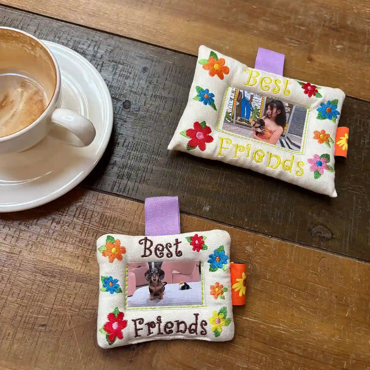 Embroidered Pet Photo Frame