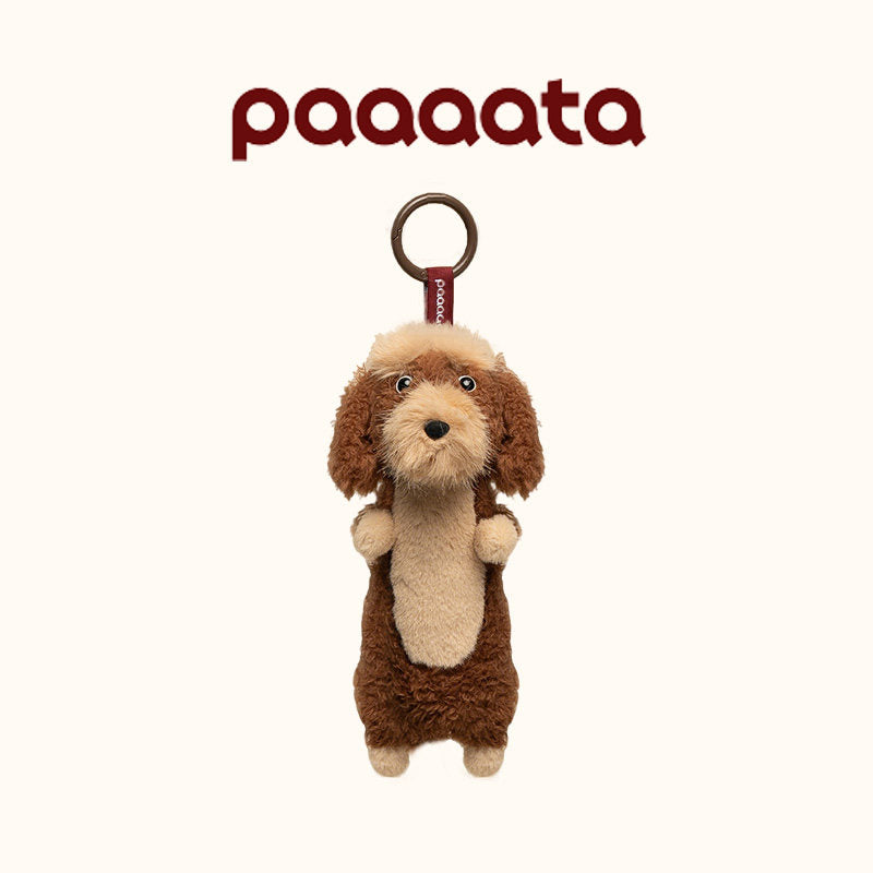 Dachshund Plush Keychain Charm