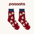 Dachshund Print Crew Socks | 4 Colors
