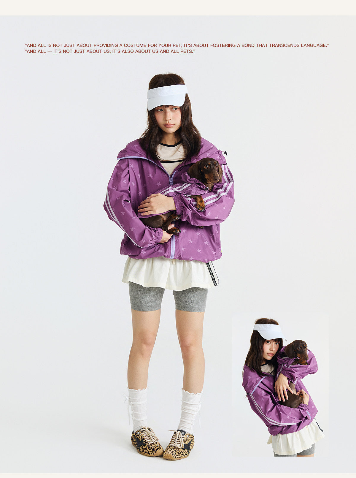 UPF50+ Sun-Protective Matching Jacket – Human & Pet