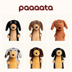 Dachshund Plush Keychain Charm