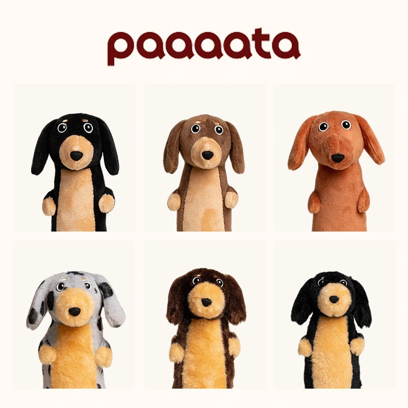 Dachshund Plush Keychain Charm