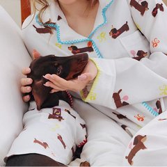 Dachshund Print Pet Pajamas