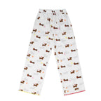 Dachshund Cartoon Print  Pajama Set