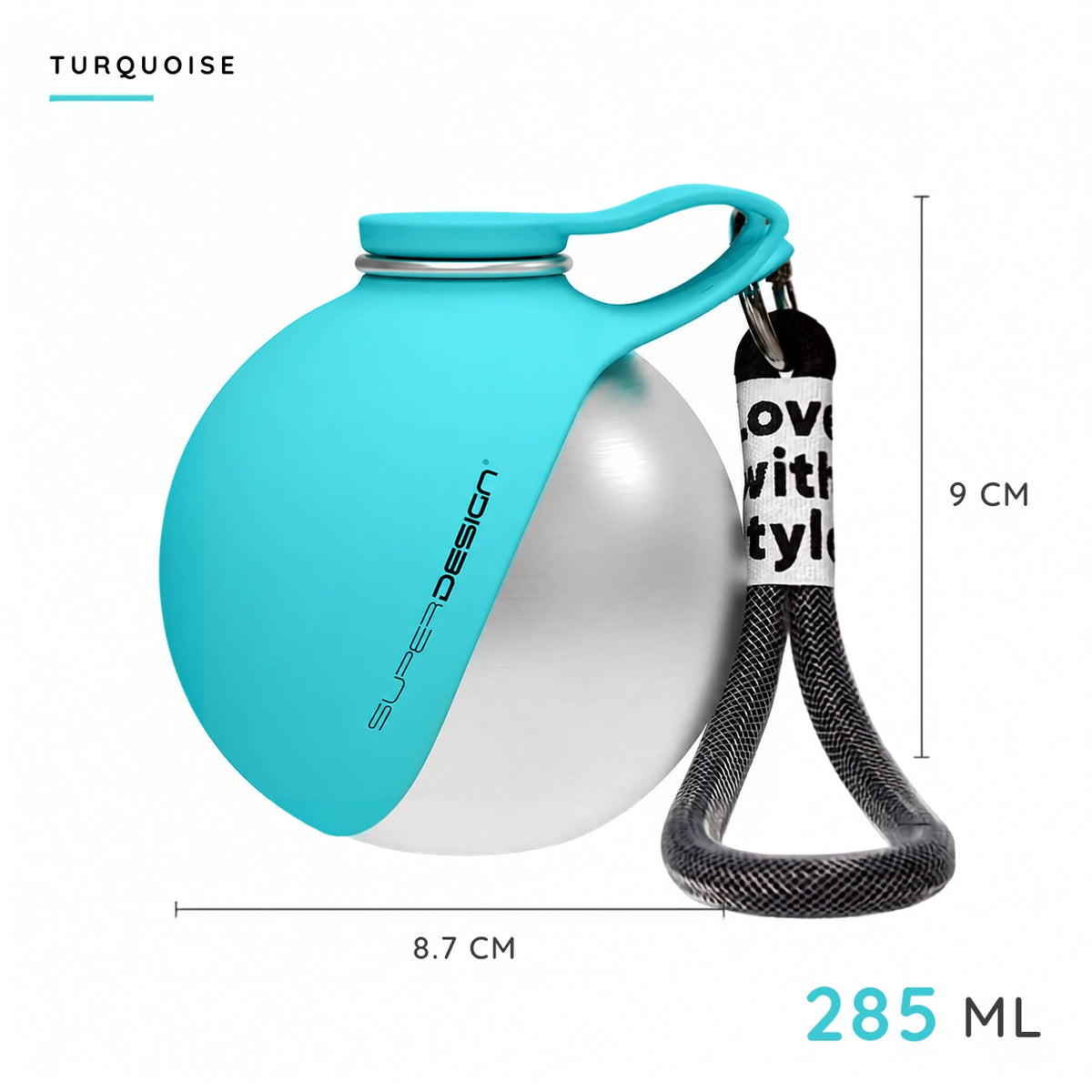 Portable 2-in-1 Dog Water Bottle with Bowl