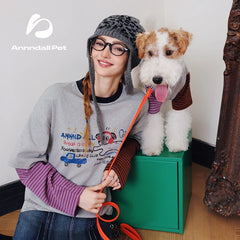 Faux Two-Piece Matching Sweatshirt – Human & Pet