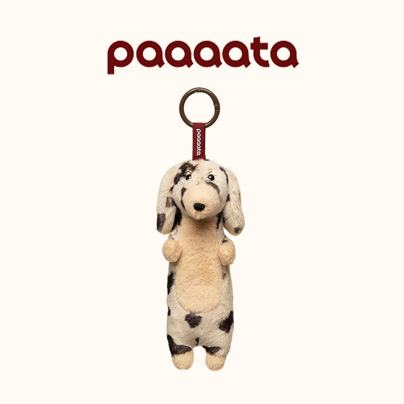 Dachshund Plush Keychain Charm