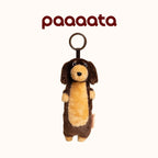 Dachshund Plush Keychain Charm