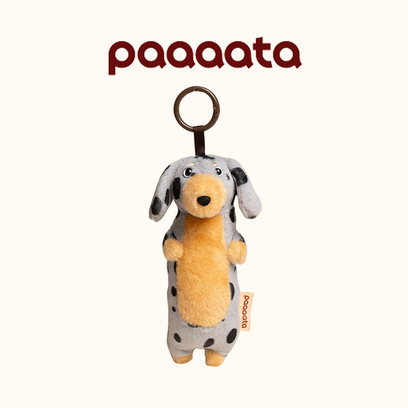 Dachshund Plush Keychain Charm