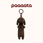 Dachshund Plush Keychain Charm