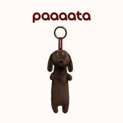 Dachshund Plush Keychain Charm