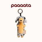 Dachshund Plush Keychain Charm