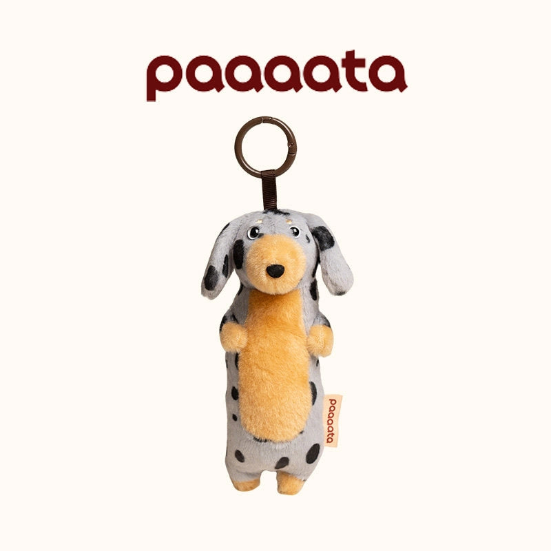 Dachshund Plush Keychain Charm