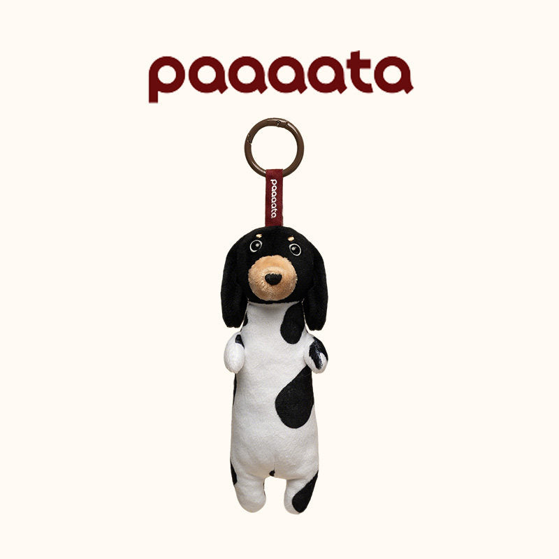 Dachshund Plush Keychain Charm