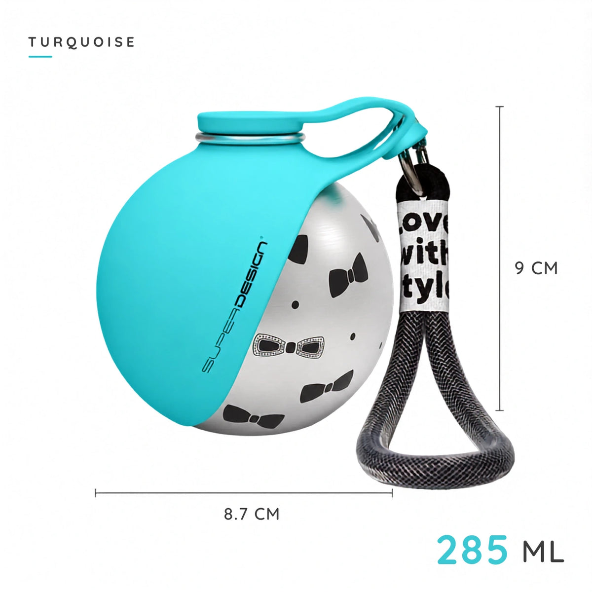 Portable 2-in-1 Dog Water Bottle with Bowl