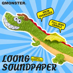Dragon Squeaky Toy for Dogs – 99cm Giant Plush